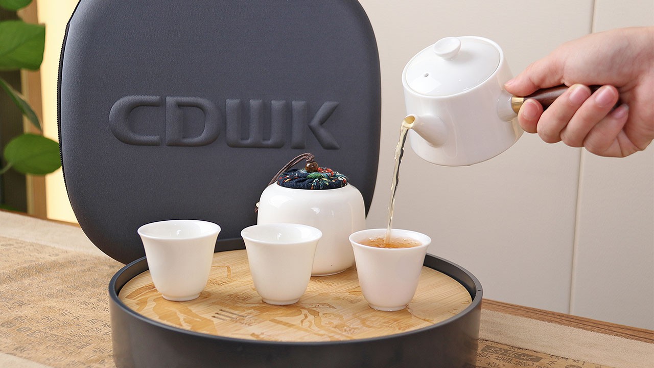 新品上市 | CDWK創(chuàng)點 天行健便攜式茶具套裝，即提即走的茶道儀式感！